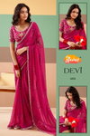 Devi By Stavan Georgette Fancy Embroidery Work Saree Wholesalers In Delhi